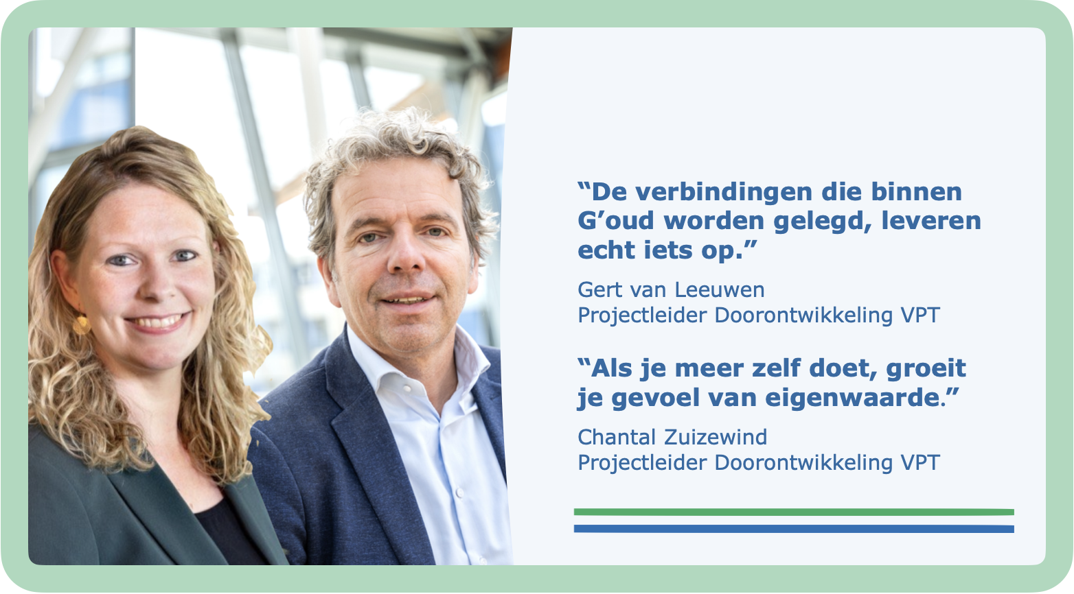 Doorontwikkeling Volledig Pakket Thuis: een onsje welzijn scheelt een kilo zorg